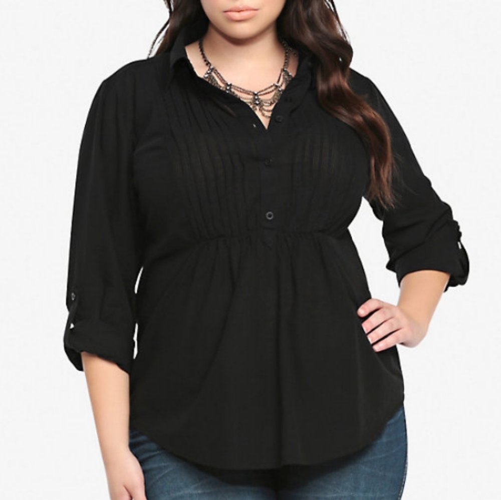 Torrid black blouse